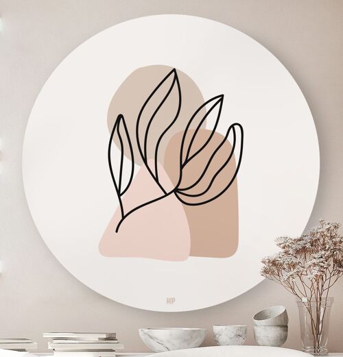 HIP ORGNL® Illustration Botanical Round - Ø 140 cm