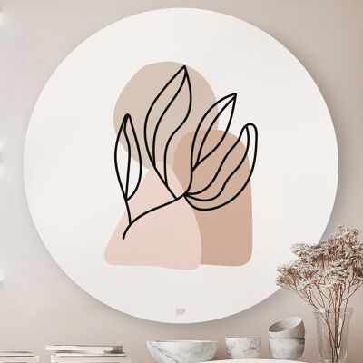 HIP ORGNL® Illustration Botanical Round - Ø 140 cm