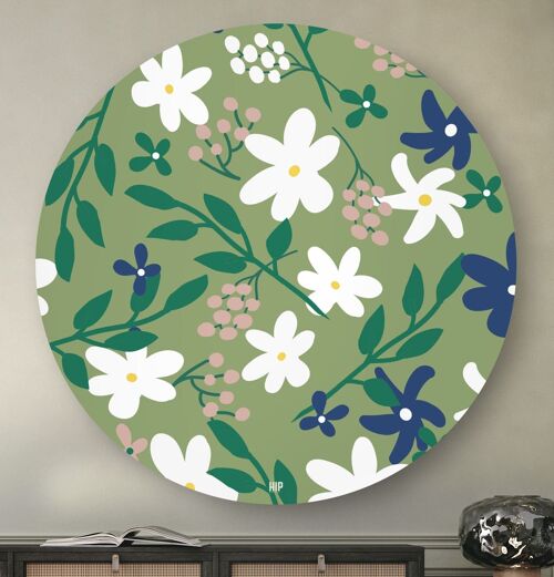 HIP ORGNL® Modern Wild Floral Round - Ø 80 cm