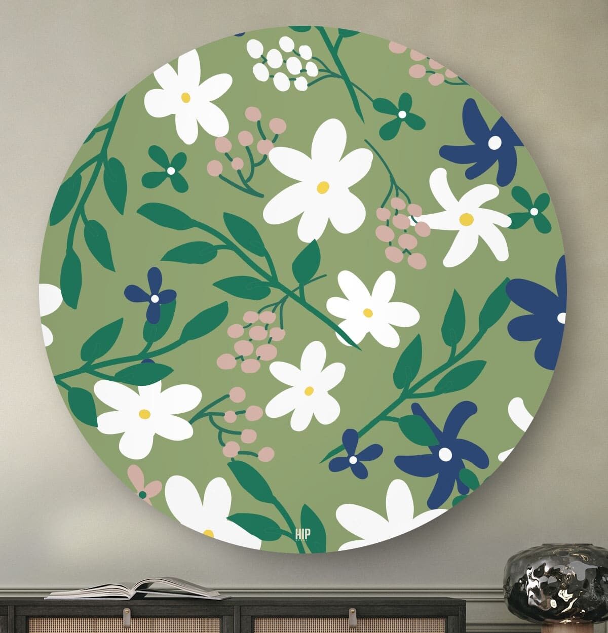 HIP ORGNL® Modern Wild Floral Tondo - Ø 40 cm