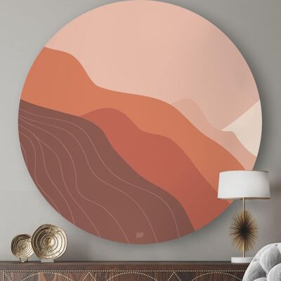 HIP ORGNL® Abstract Mountains Round - Ø 120 cm