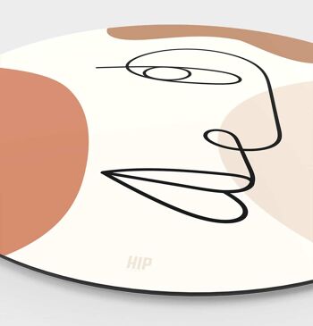 HIP ORGNL® Oeil Abstrait Rond - Ø 140 cm 2
