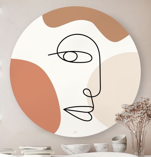 HIP ORGNL® Abstract Eye Round - Ø 80 cm