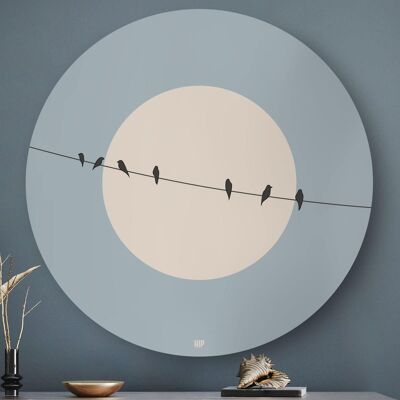 HIP ORGNL® Minimal Birds Rund - Ø 140 cm