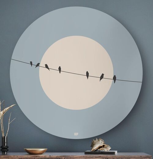 HIP ORGNL® Minimal Birds Round - Ø 80 cm