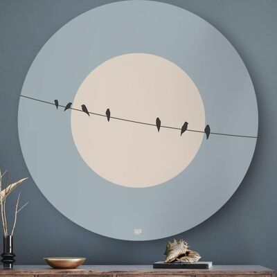 HIP ORGNL® Minimal Birds Round - Ø 40 cm