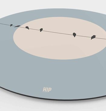 HIP ORGNL® Oiseaux Minimal Rond - Ø 40 cm 2