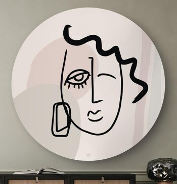 HIP ORGNL® Portrait Moderne Rond - Ø 120 cm 1