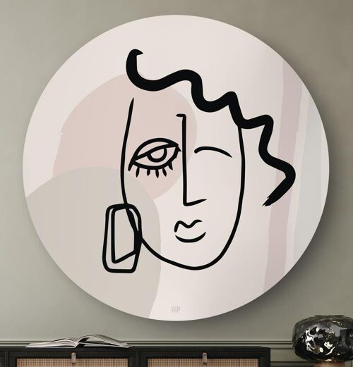 HIP ORGNL® Modern Portrait Round - Ø 40 cm
