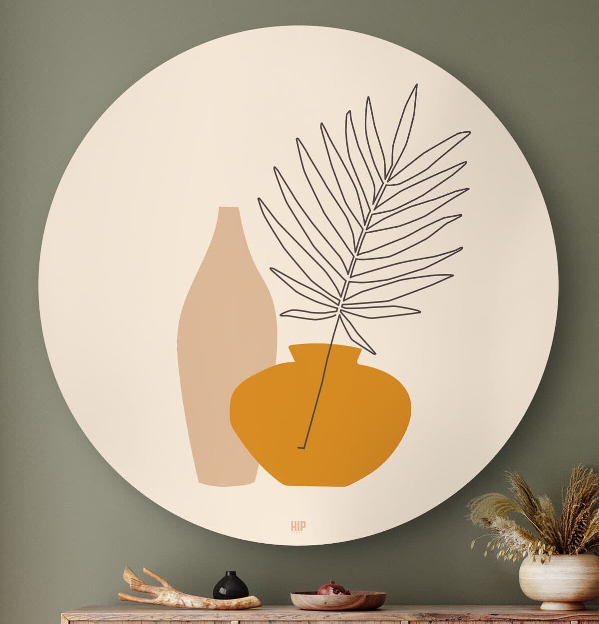 HIP ORGNL® Modern geformte Vasen rund - Ø 60 cm