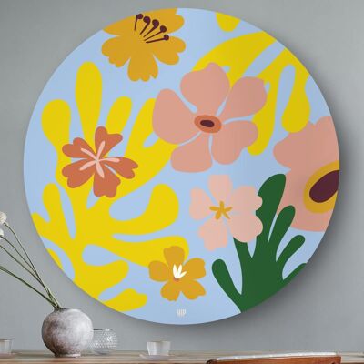 HIP ORGNL® Organic Colour Floral Rund - Ø 140 cm