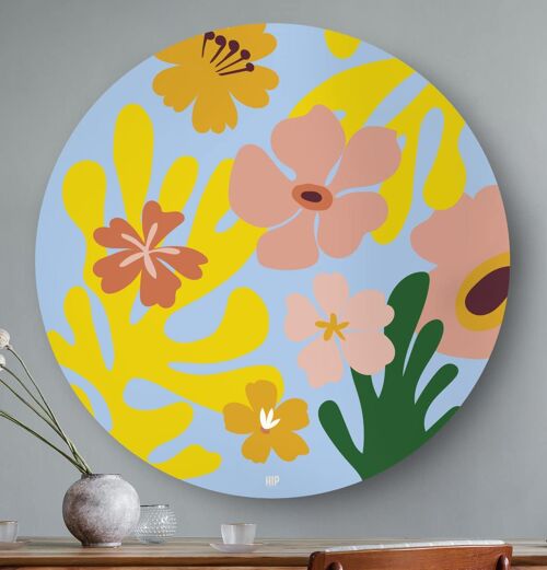 HIP ORGNL® Organic Color Floral Round - Ø 120 cm