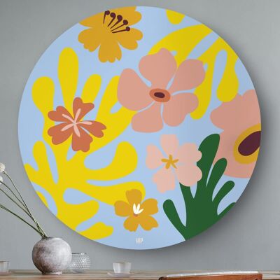 HIP ORGNL® Organic Color Floral Redondo - Ø 80 cm