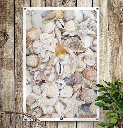 HIP ORGNL® Treasure of Shells Garden - 80 x 120 cm