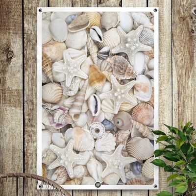 HIP ORGNL® Muschelschatz Garten - 80 x 120 cm