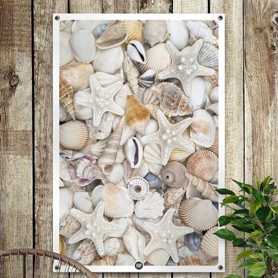 HIP ORGNL® Treasure of Shells Garden - 80 x 120 cm
