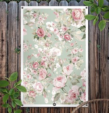 HIP ORGNL® Jardin de roses en fleurs - 100 x 150 cm 1