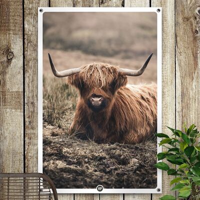 HIP ORGNL® Highlander in Field Garden - 60 x 90 cm