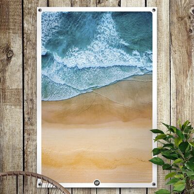 HIP ORGNL® Jardín de arena de mar dorado - 60 x 90 cm