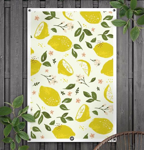 HIP ORGNL® Fresh Lemons Garden - 80 x 120 cm