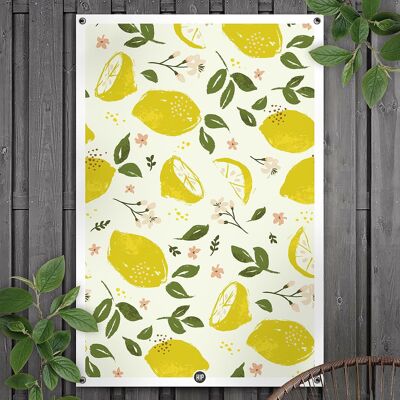 Jardin de citrons frais HIP ORGNL® - 80 x 120 cm