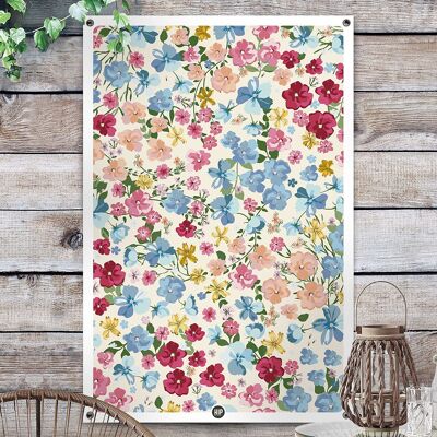 Jardin de petites fleurs colorées HIP ORGNL® - 100 x 150 cm