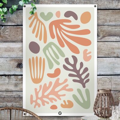 Jardin de coraux colorés HIP ORGNL® - 100 x 150 cm