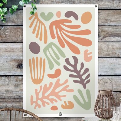 HIP ORGNL® Colorful Corals Garden - 80 x 120 cm