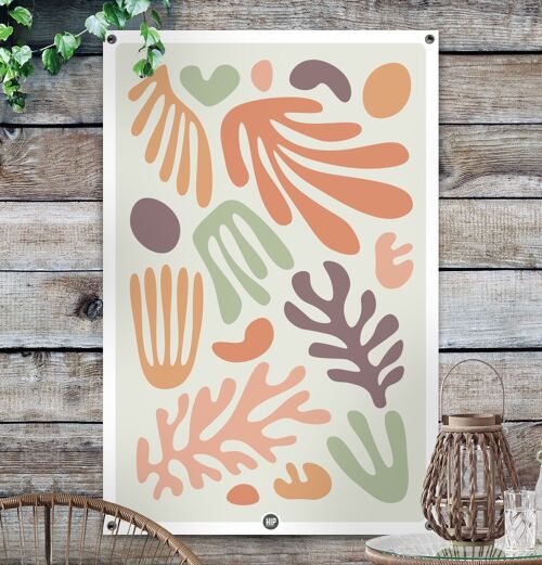 HIP ORGNL® Colorful Corals Garden - 60 x 90 cm