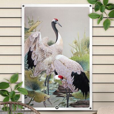 Giardino delle gru giapponesi HIP ORGNL® - 100 x 150 cm