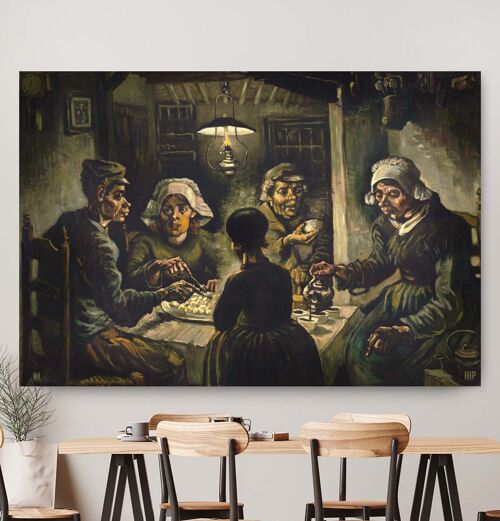 HIP ORGNL® De aardappeleters - 120 x 80 cm