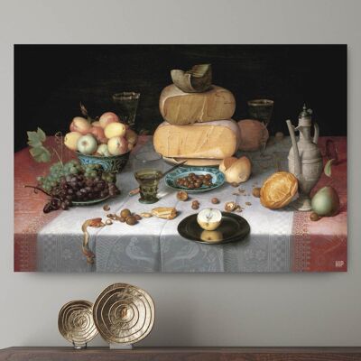 HIP ORGNL® Natura morta con formaggi - 150 x 100 cm