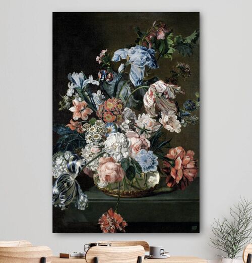 HIP ORGNL®  Stilleven met bloemen Van der Mijn - 100 x 150 cm