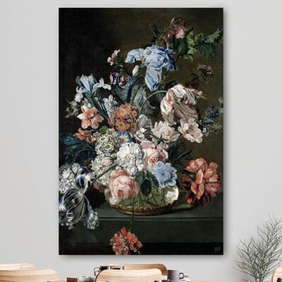 HIP ORGNL®  Stilleven met bloemen Van der Mijn - 100 x 150 cm