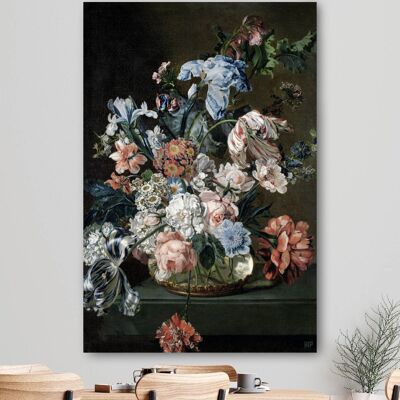 HIP ORGNL®  Stilleven met bloemen Van der Mijn - 80 x 120 cm