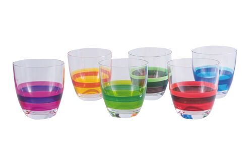 SET 6 VERRES GIPSY