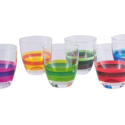 SET 6 VERRES GIPSY