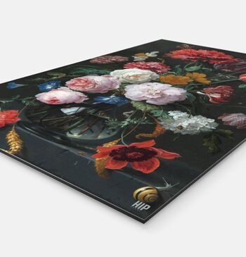 HIP ORGNL® Nature morte aux fleurs dans un vase en verre - 100 x 150 cm 2