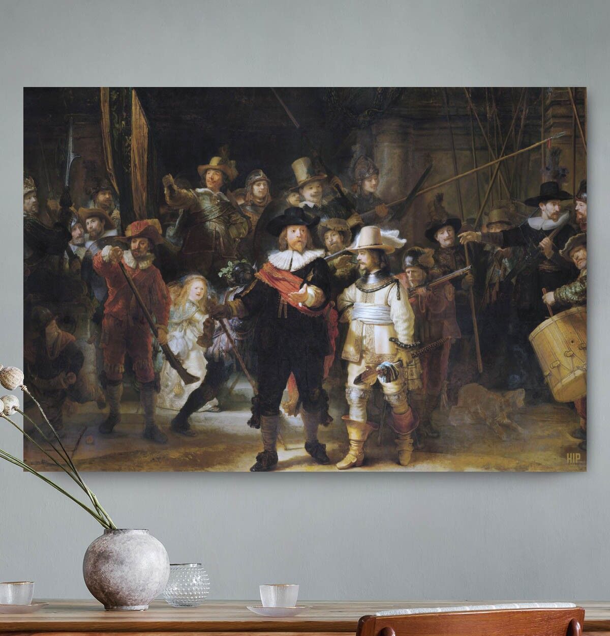 HIP ORGNL® La ronda di notte - 150 x 100 cm