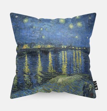 Coussin HIP ORGNL® Nuit étoilée sur le Rhône - 45 x 45 cm 1