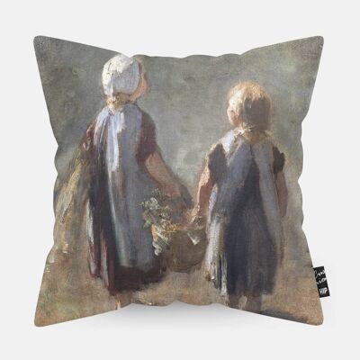 HIP ORGNL® Meisjes dragen een pan Cushion - 45 x 45 cm