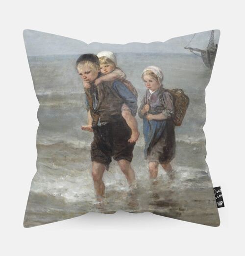 HIP ORGNL® Kinderen in de branding Cushion - 45 x 45 cm