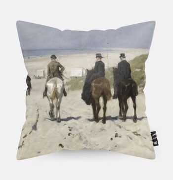 Coussin HIP ORGNL® Morning Ride le long de la plage - 45 x 45 cm 1