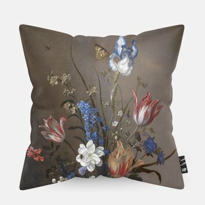HIP ORGNL® Bloemen in een Wan-Li vaas en schelpen Cushion - 45 x 45 cm