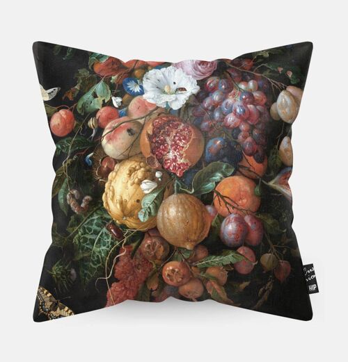 HIP ORGNL® Festoen van vruchten en bloemen Cushion - 45 x 45 cm