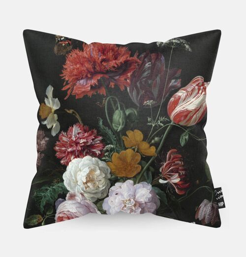 HIP ORGNL® Stilleven met bloemen in een glazen vaas Cushion - 45 x 45 cm