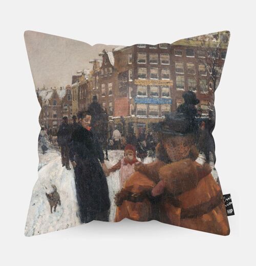 HIP ORGNL® De Singelburg bij de Paleisstraat in Amsterdam Cushion - 45 x 45 cm