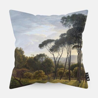 HIP ORGNL® Paesaggio italiano con cuscino in pino a ombrello - 45 x 45 cm