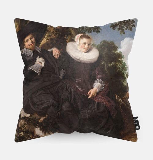 HIP ORGNL® Portret van een stel Cushion - 45 x 45 cm