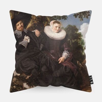 Coussin HIP ORGNL® Portrait d'un couple - 45 x 45 cm